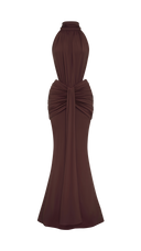 Thekla Maxi Dress - Plum Brown
